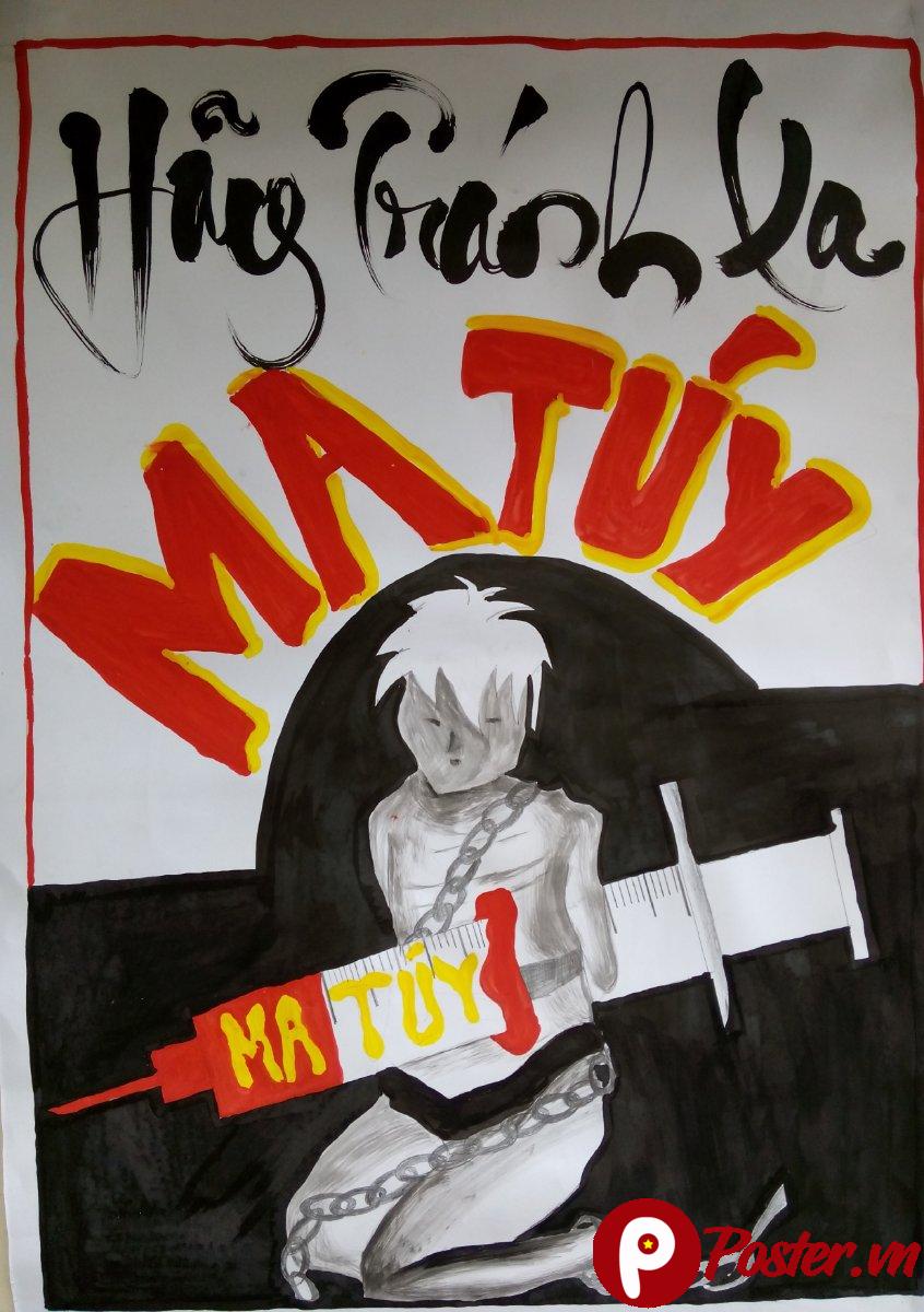 Poster tuyên truyền phòng chống ma túy