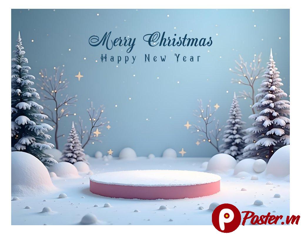 PSD Background Giáng Sinh Tết 3D Đỏ Vàng Cao Cấp