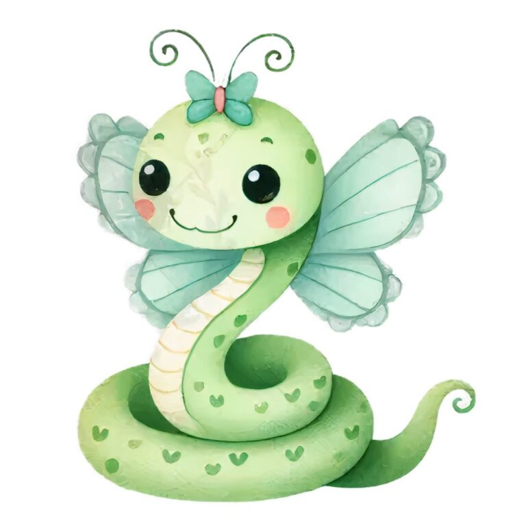 Rắn hoạt hình dễ thương