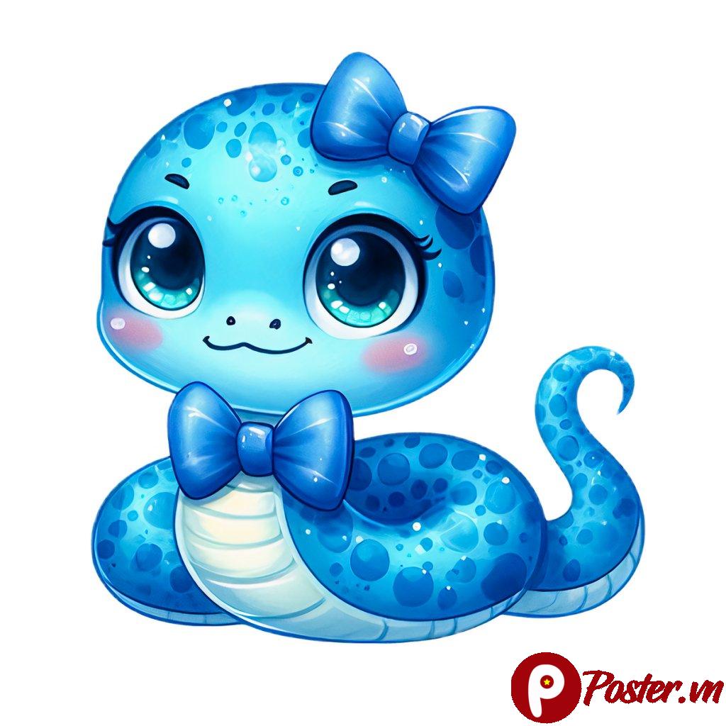 rắn hoạt hình dễ thương