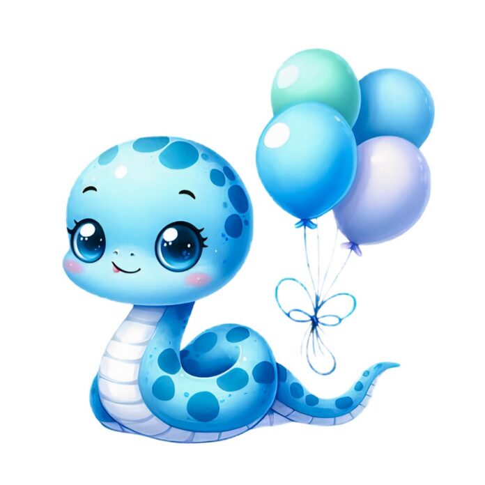 Rắn hoạt hình dễ thương