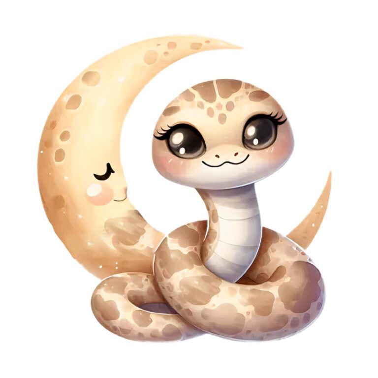 Rắn hoạt hình dễ thương