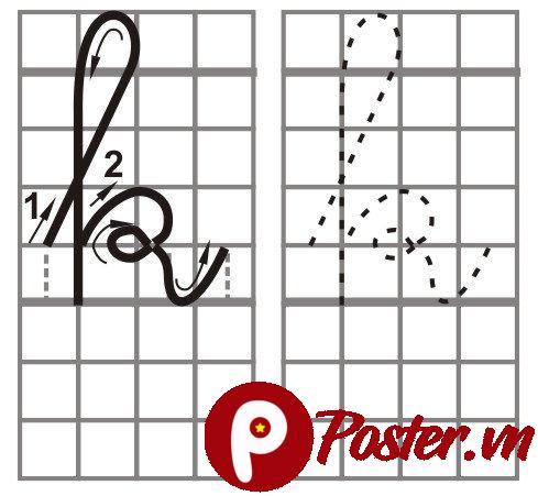 Hướng dẫn tập viết chữ K hoa