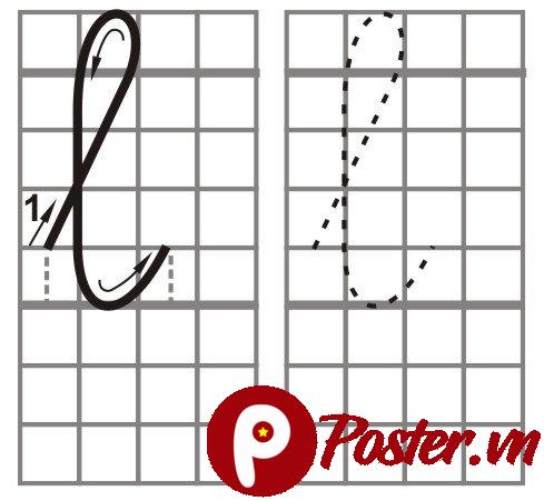 Hướng dẫn tập viết chữ L hoa