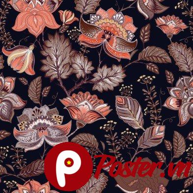 Textura Floral 551 Vector