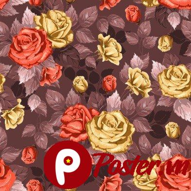 Textura Floral (583) hoa hồng