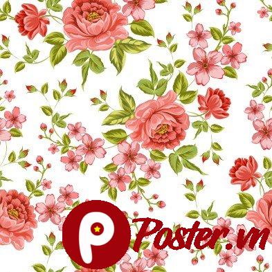 Textura Floral Vector Đẹp