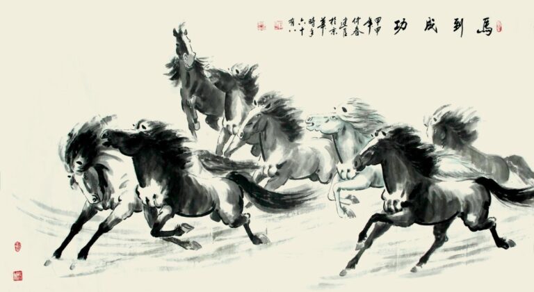 Tranh 3D Mã Đáo Thành Công