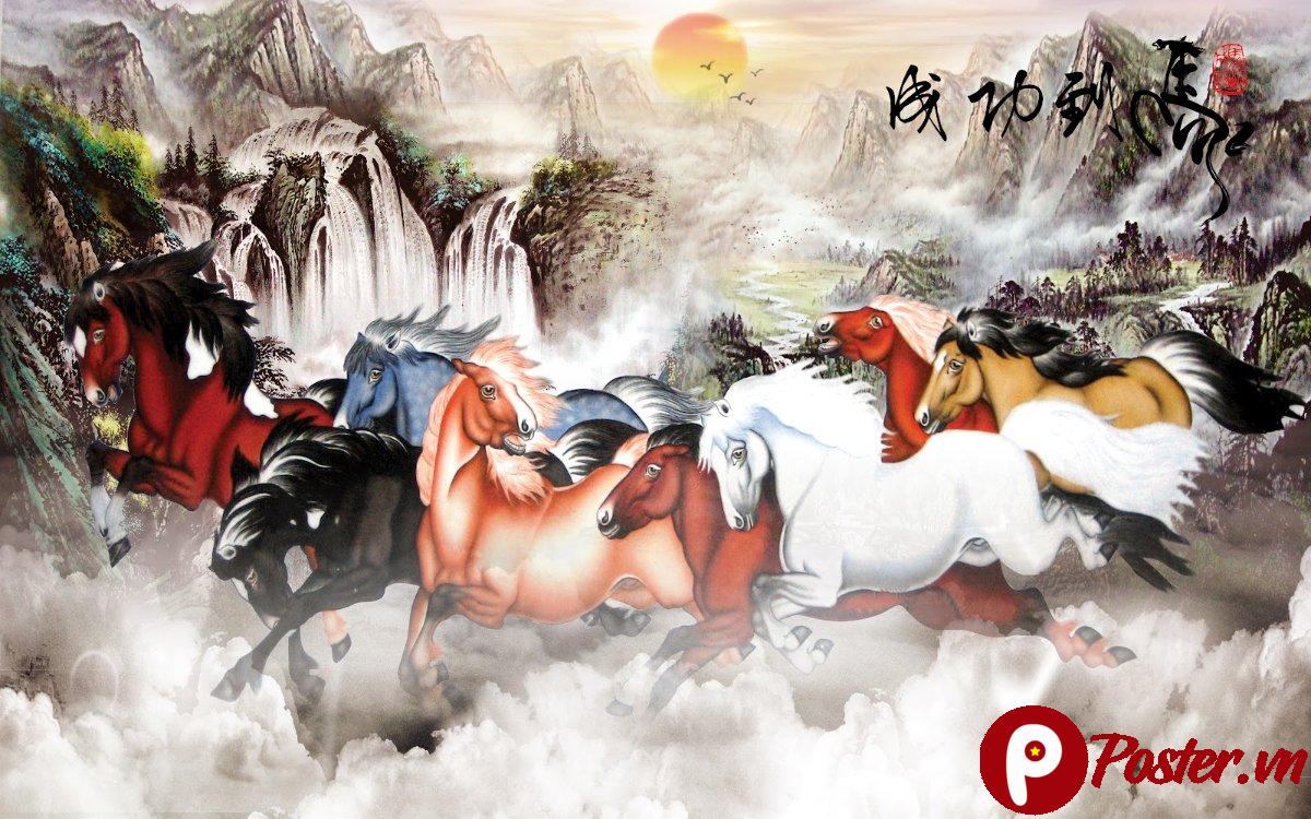 Tranh 3D Mã Đáo Thành Công - Preview 1