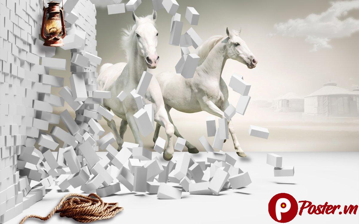 Tranh 3D Mã Đáo Thành Công - Preview 12