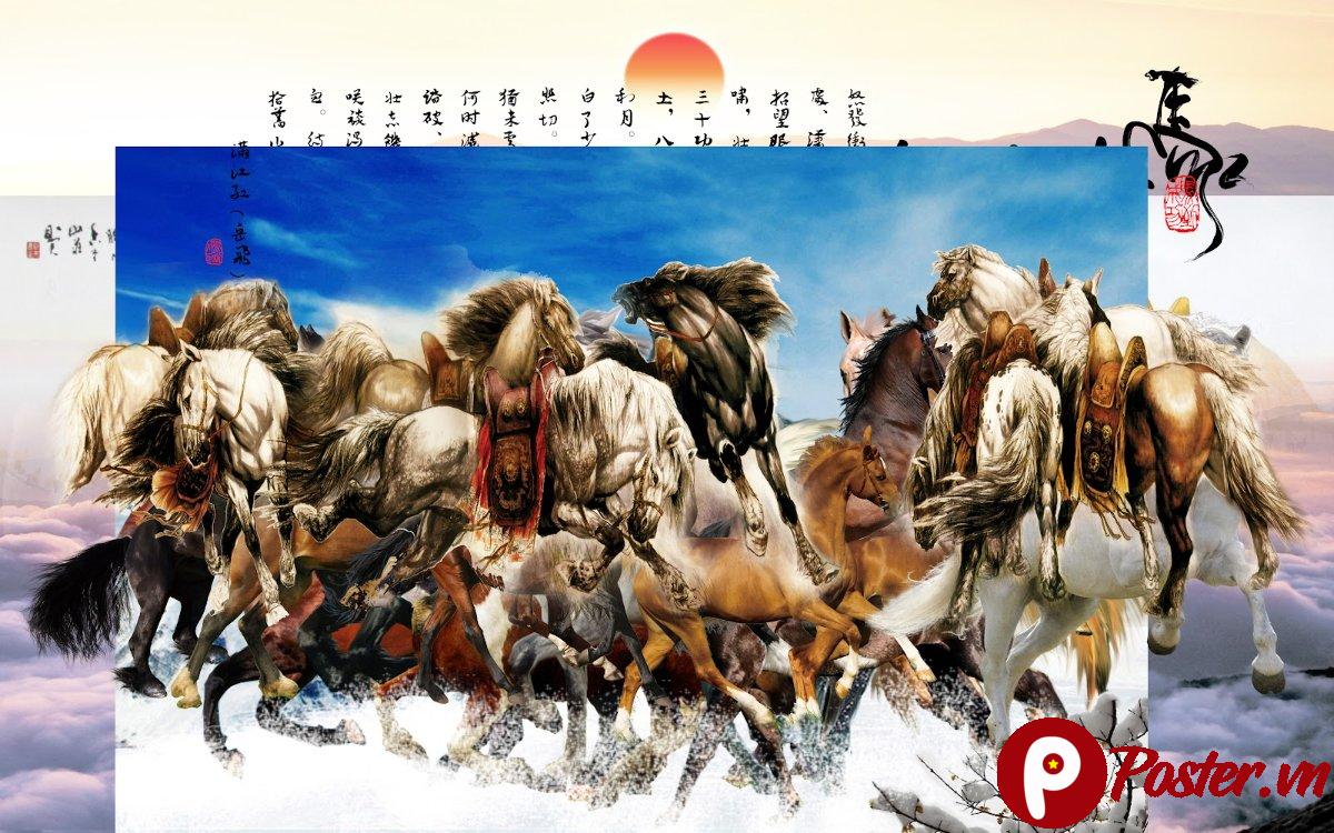 Tranh 3D Mã Đáo Thành Công - Preview 7