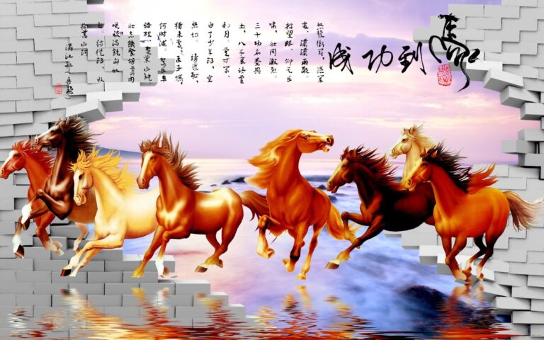 Tranh 3D Mã Đáo Thành Công