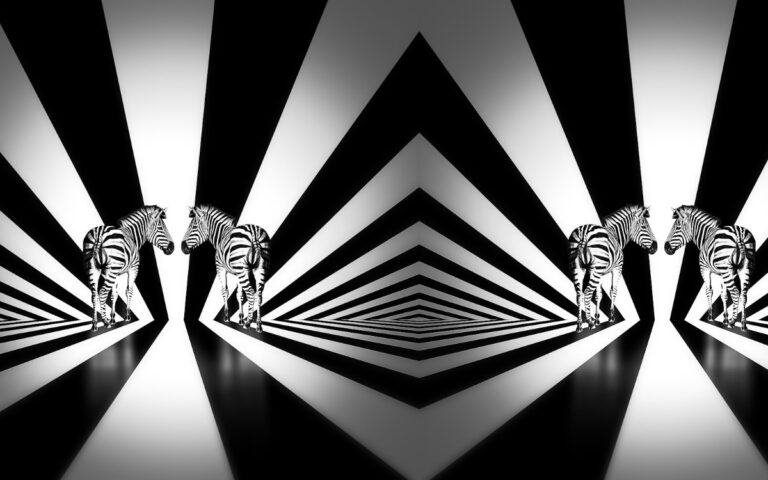 Tranh 3D ngựa vằn Mã Đáo Thành Công