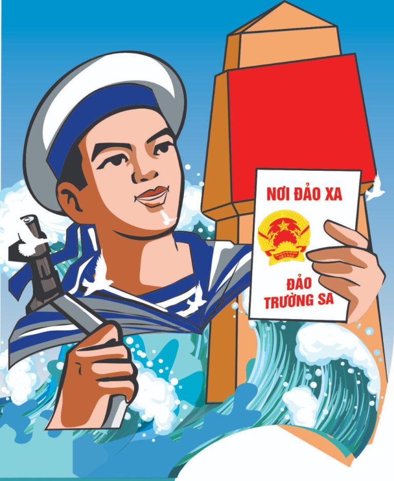 Tranh cổ động tuyên truyền biển đảo