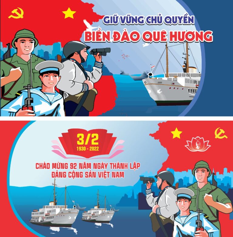 Tranh cổ động biển đảo Việt Nam