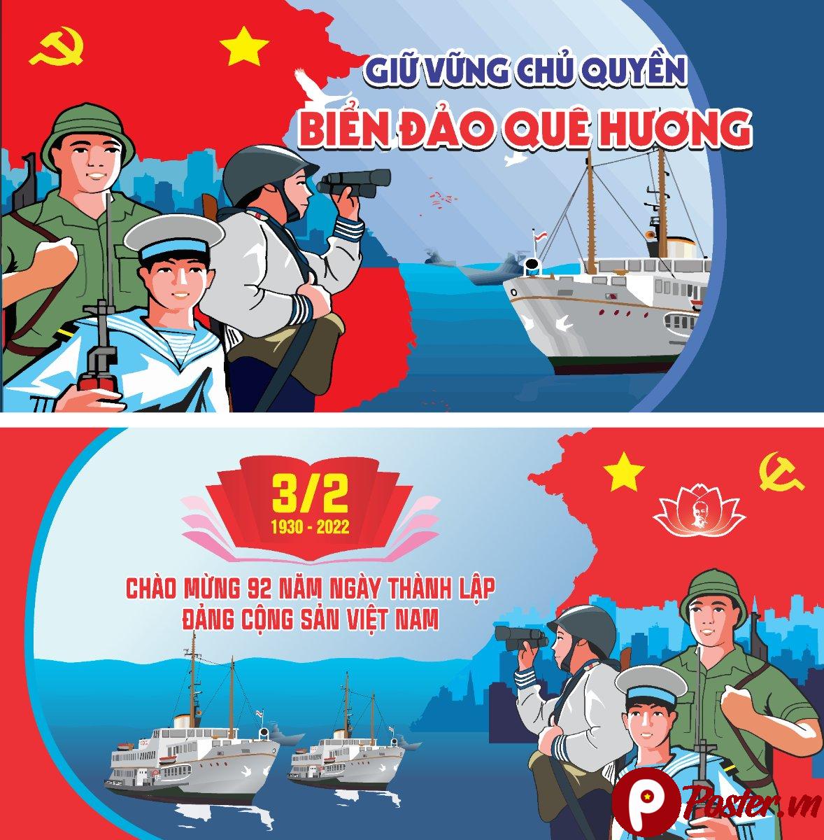 Tranh cổ động biển đảo Việt Nam