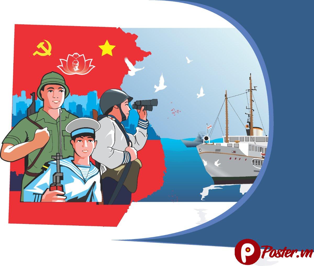 Tranh cổ động tuyên truyền biển đảo