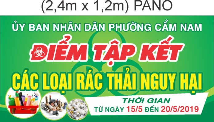 Tranh cổ động về sinh rác thải