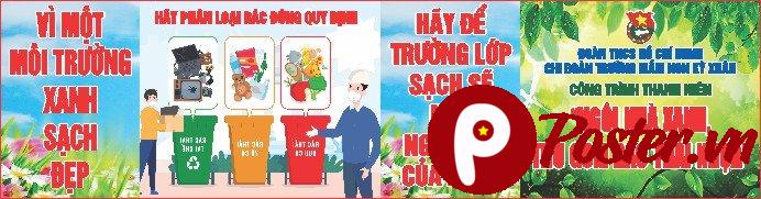 Tranh cổ động vệ sinh rác thải vector
