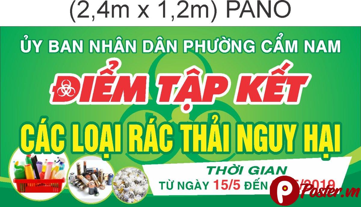 Tranh cổ động về sinh rác thải