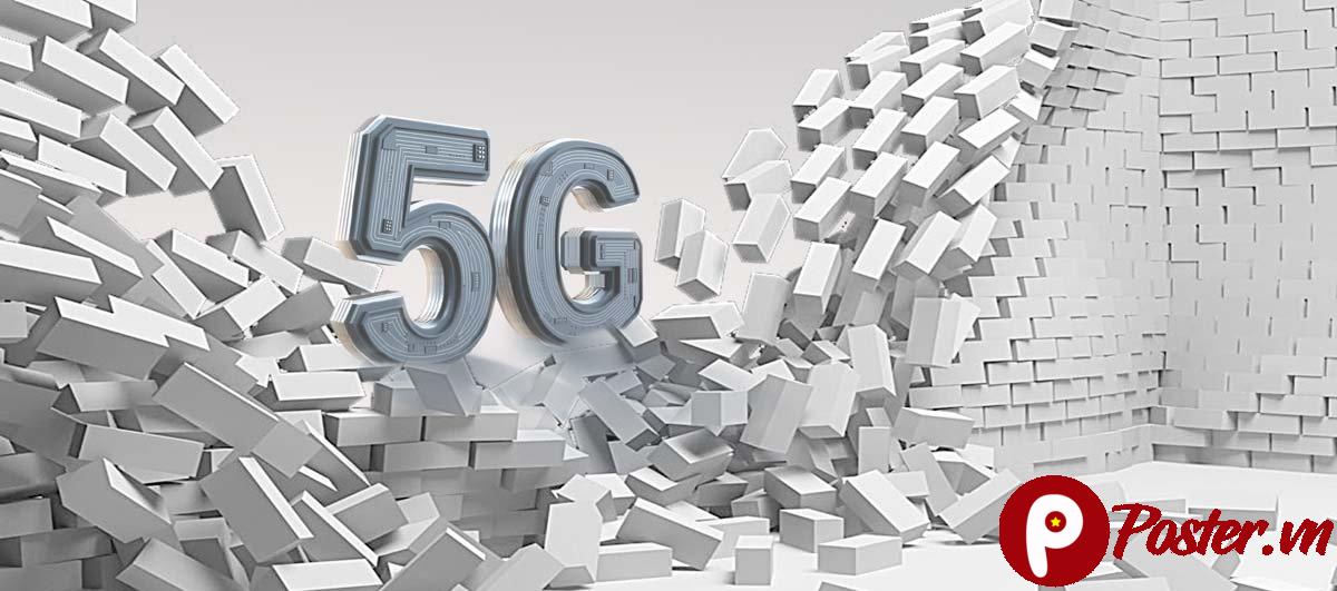 Tranh dán tường 5G phá vỡ giới hạn