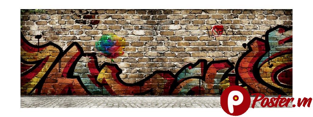 Tranh dán tường graffiti nghệ thuật