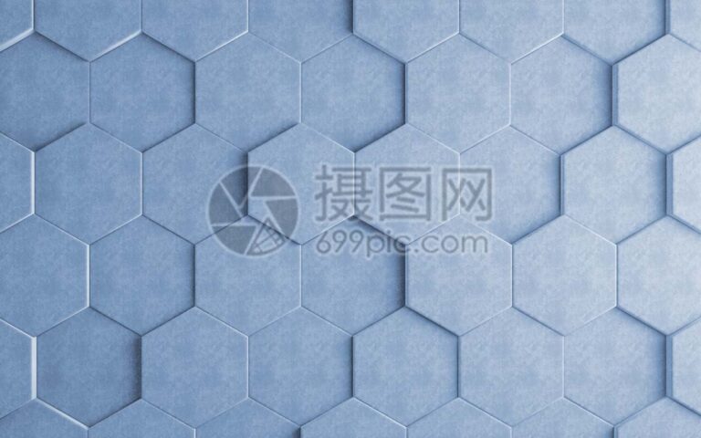 Tranh dán tường họa tiết lục giác