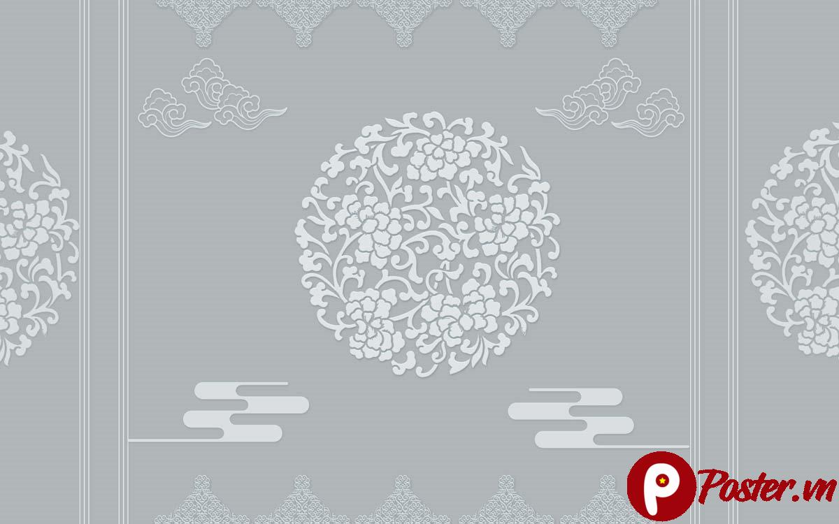 Tranh dán tường phong cách Á Đông