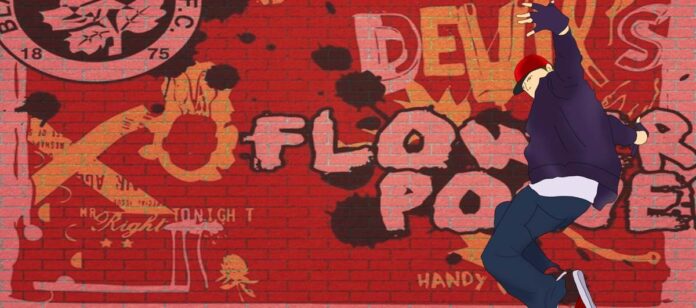 Tranh dán tường phong cách Hiphop