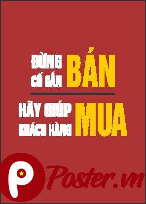 Tranh động lực: Đừng bán, hãy giúp mua