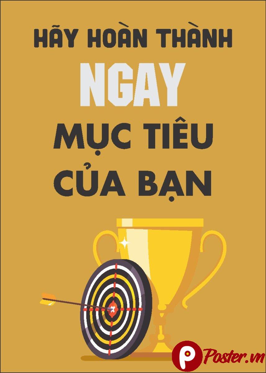 Tranh động lực hoàn thành mục tiêu