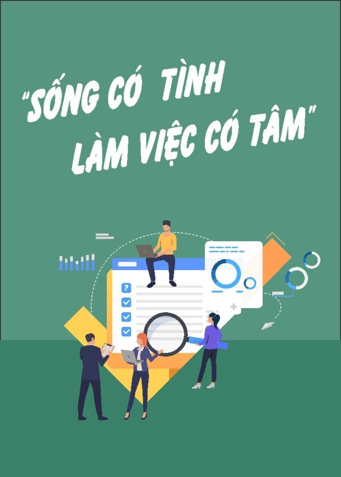 Tranh động lực sống có tình làm việc có tâm