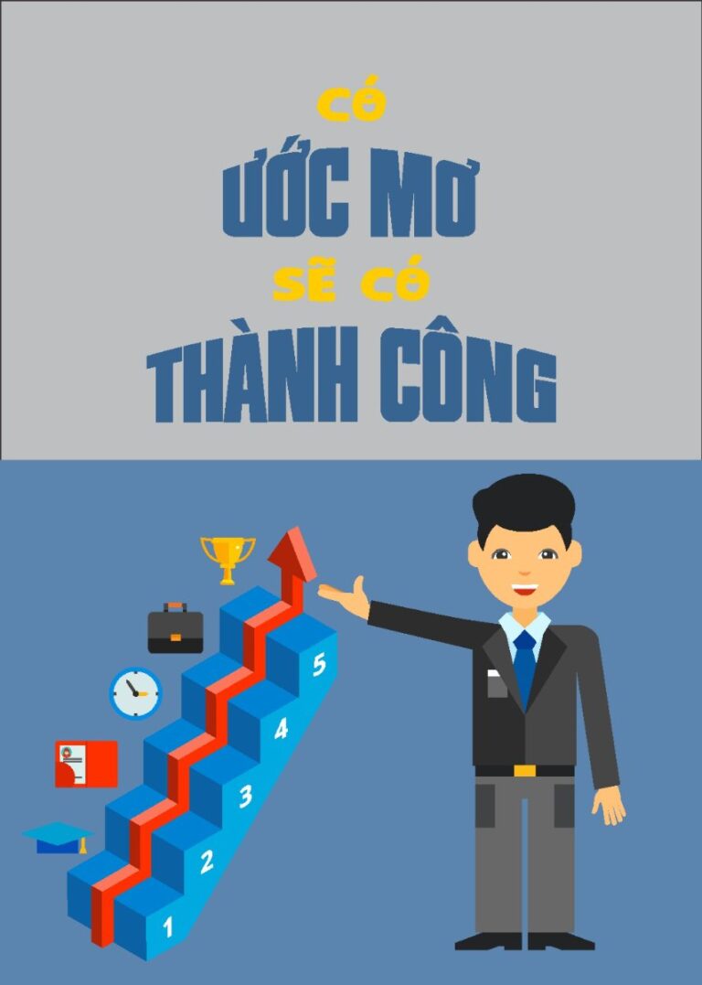 Tranh động lực "Có ước mơ sẽ có thành công"