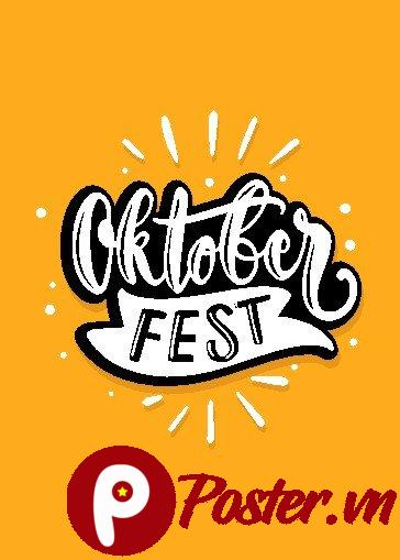 Tranh động lực tiếng Anh Oktoberfest