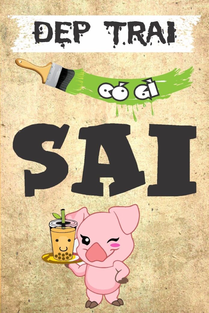 Tranh động lực trà sữa dễ thương