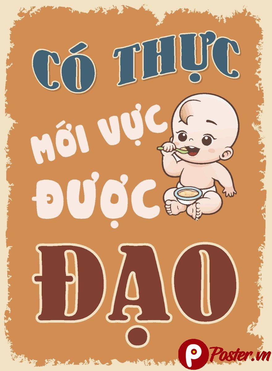 Tranh động lực trà sữa dễ thương
