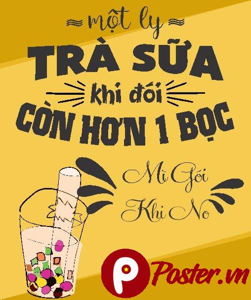 Tranh động lực trà sữa