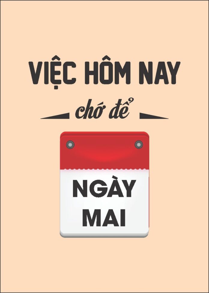 Tranh động lực việc hôm nay