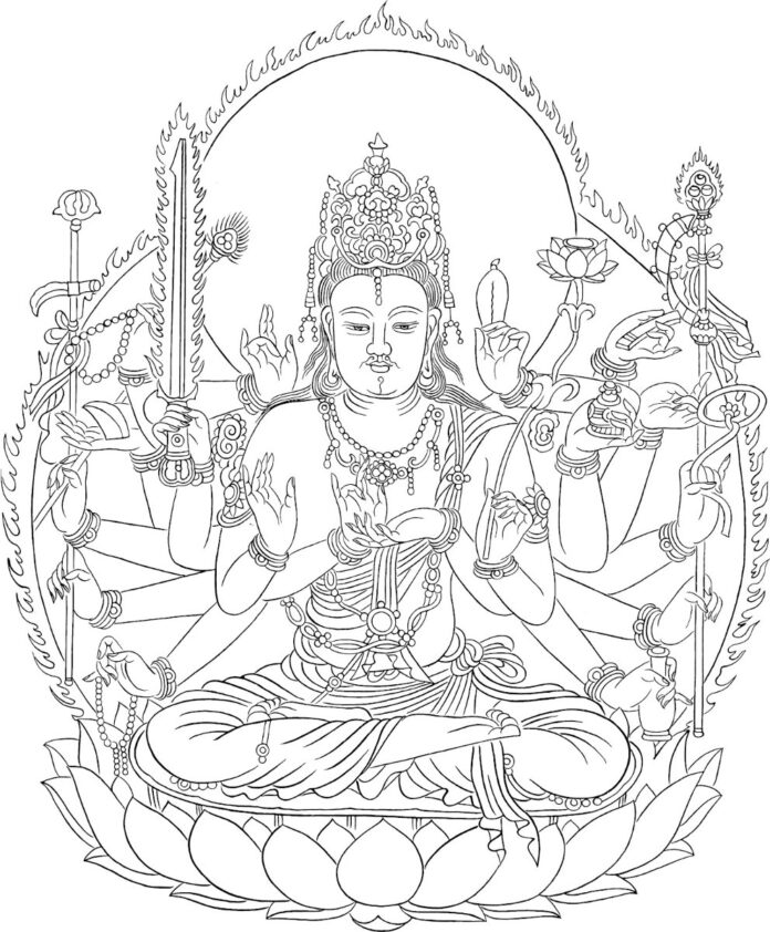 Tranh Phật chất lượng cao in ấn