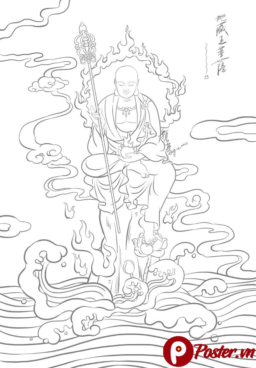 Tranh Phật chất lượng cao in ấn