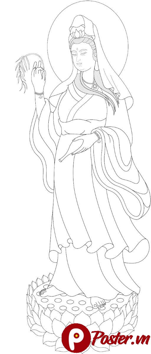 Tranh Phật chất lượng cao in ấn