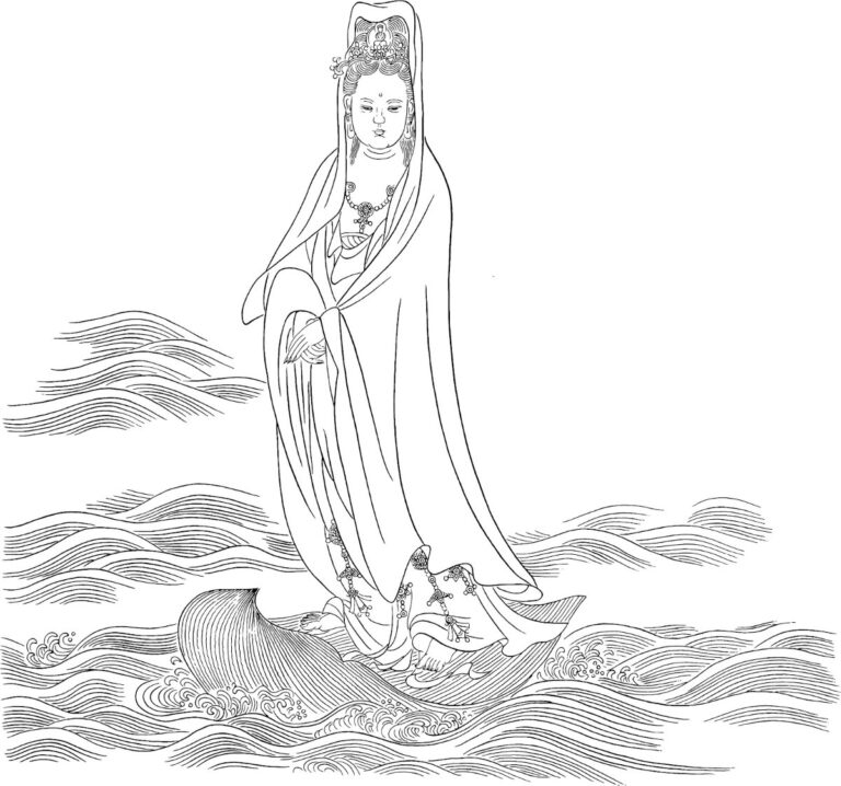 Tranh Phật Bà Quan Âm