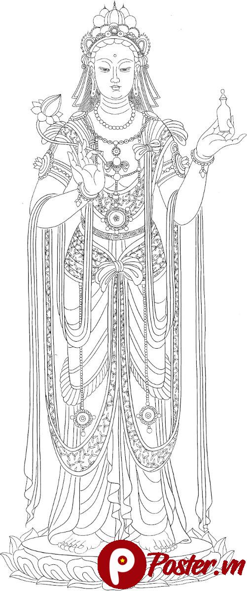 Tranh Phật chất lượng cao in ấn