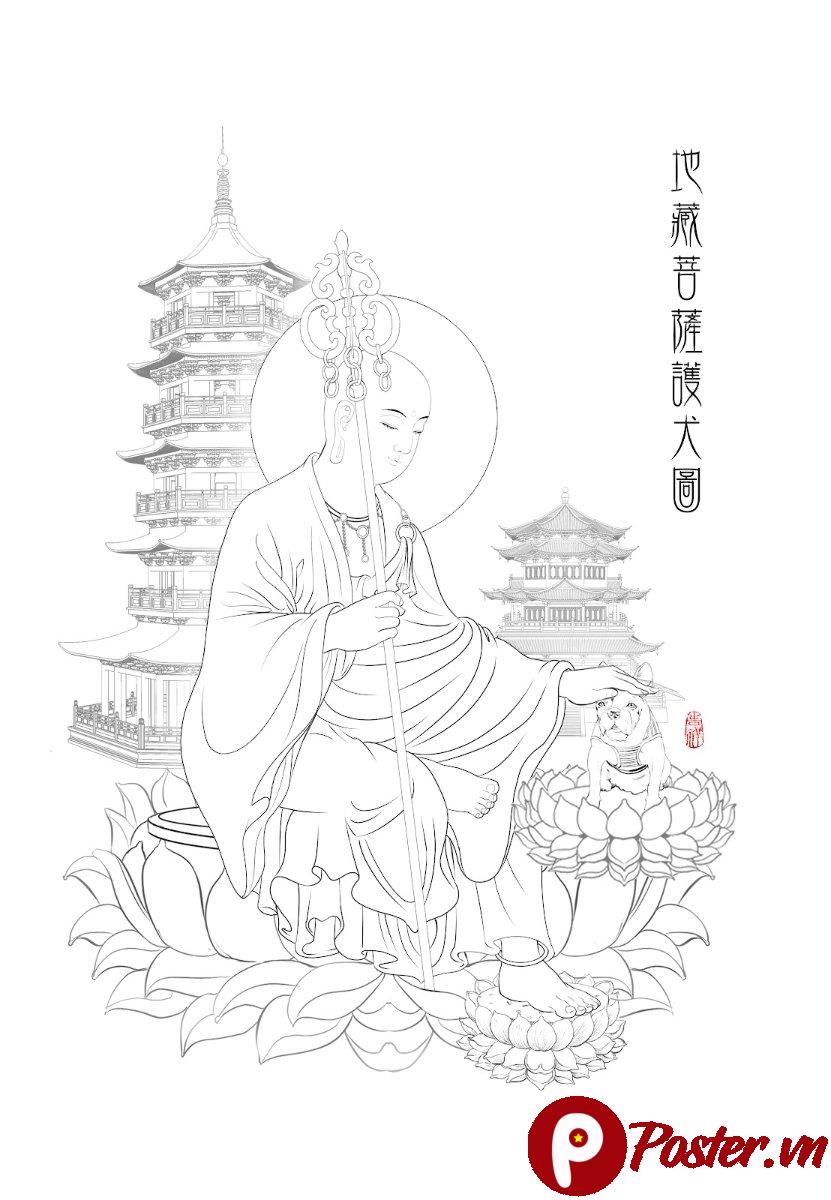 Tranh Phật chất lượng cao in ấn