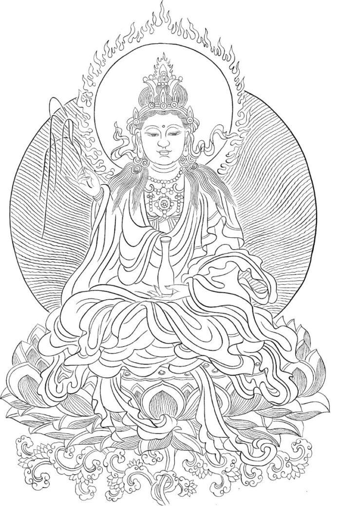 Tranh Phật chất lượng cao in ấn