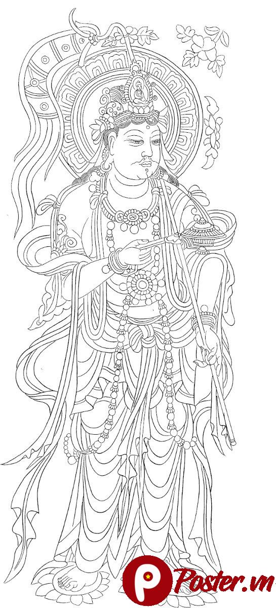 Tranh Phật chất lượng cao in ấn