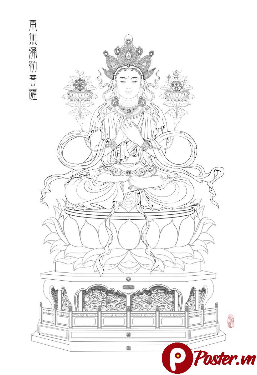 Tranh Phật chất lượng cao