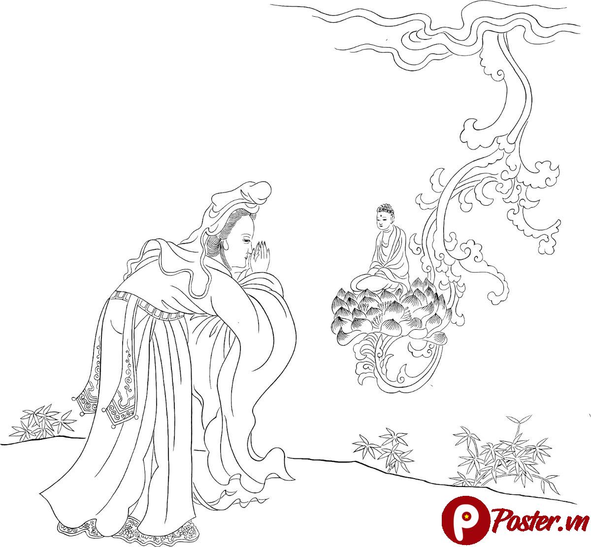 Tranh Phật chất lượng cao