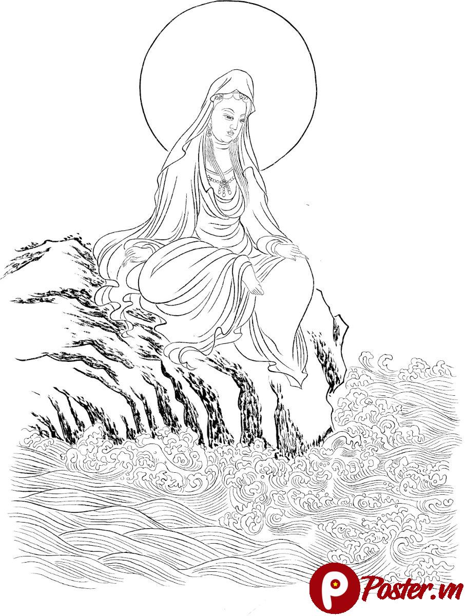 Tranh Phật chất lượng cao in ấn