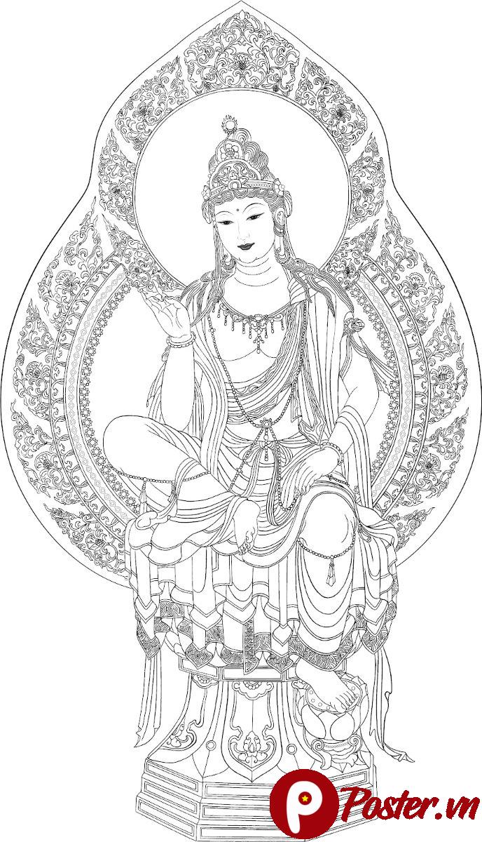 Tranh Phật chất lượng cao